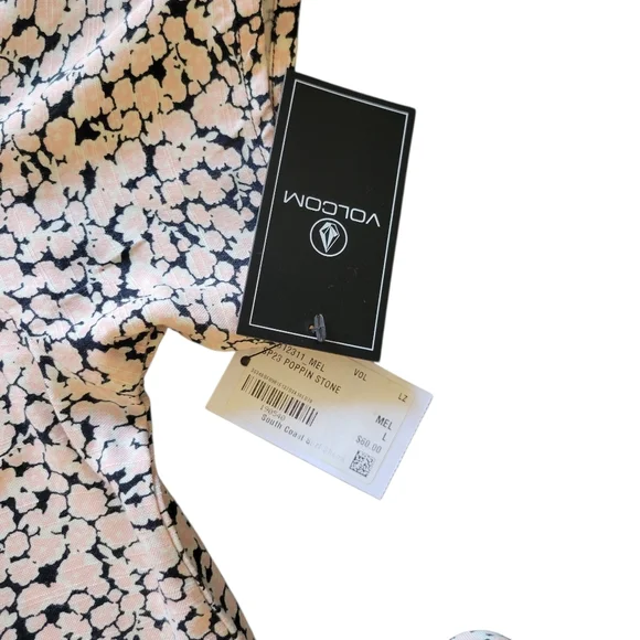 NWT- VOLCOM Poppin Stone Dress Melon Mini Size Large - Picture 10 of 10